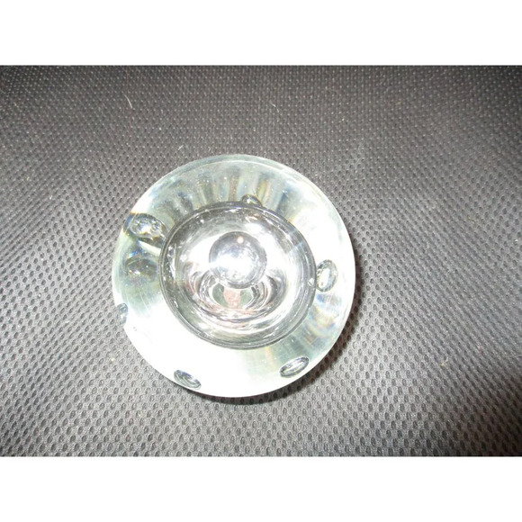 Glass Paper weight with controlled bubble design, Office décor, Father's gift - Picture 3 of 5